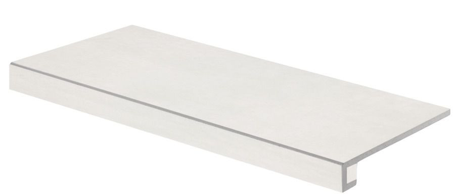 Extra DCF84722 40 x 80 плитка фасонний елемент сходинки білий ABS RAKO