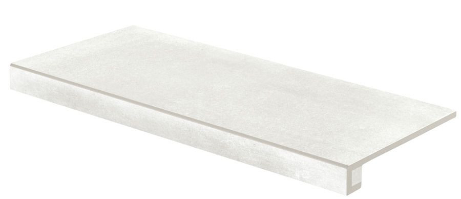 Rebel DCF84740 40 x 80 плитка фасонний елемент сходинки біло сірий RAKO