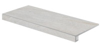 Quarzit DCF84737 40 x 80 плитка фасонний елемент сходинки сірий RAKO
