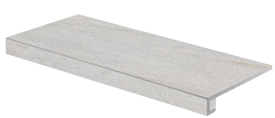 Quarzit DCF84737 40 x 80 плитка фасонний елемент сходинки сірий RAKO