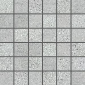Cemento DDM06661 5 x 5 плитка мозаїка сірий RAKO