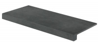 Extra DCF84725 40 x 80 плитка фасонний елемент сходинки чорний ABS RAKO