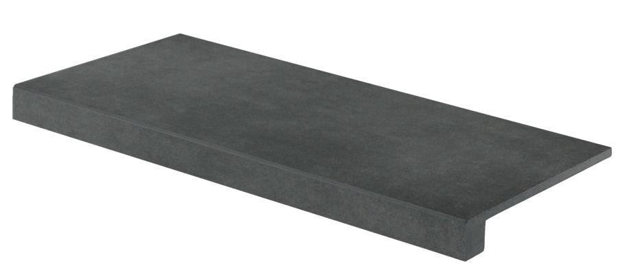 Extra DCF84725 40 x 80 плитка фасонний елемент сходинки чорний ABS RAKO