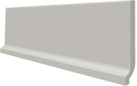 Taurus Color TSPKF003 30 x 8 плитка цоколь із закругленням світло-сірий ABS RAKO