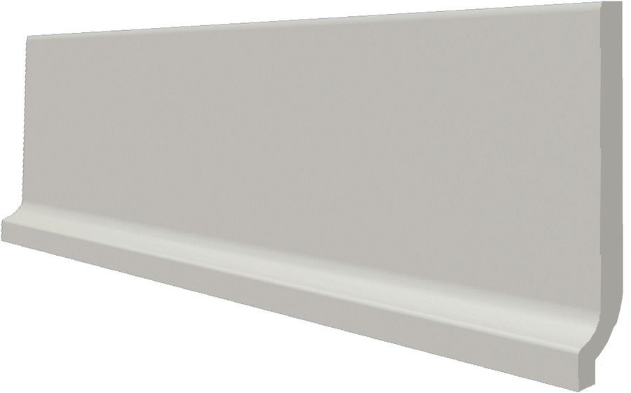 Taurus Color TSPKF003 30 x 8 плитка цоколь із закругленням світло-сірий ABS RAKO