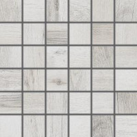 Saloon DDM06745 5 x 5 плитка мозаїка біло сірий RAKO