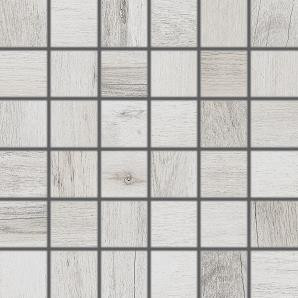 Saloon DDM06745 5 x 5 плитка мозаїка біло сірий RAKO