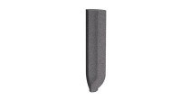 Taurus Granit TSIRB065 2,3 x 9 плитка цоколь із закругленням - внутрішній кут сірий антрацит RAKO