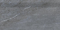 Quarzit DCPSE738 30 x 60 плитка сходинка темно-сірий RAKO