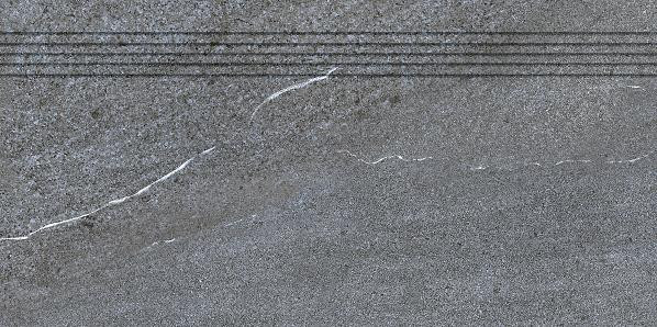 Quarzit DCPSE738 30 x 60 плитка сходинка темно-сірий RAKO