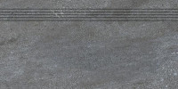 Quarzit DCPSE738 30 x 60 плитка сходинка темно-сірий RAKO
