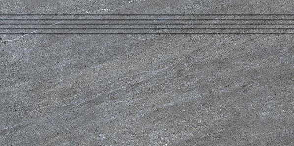 Quarzit DCPSE738 30 x 60 плитка сходинка темно-сірий RAKO