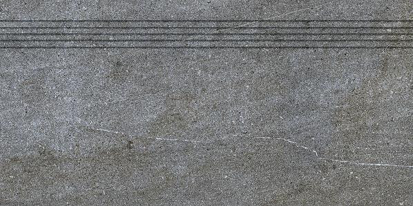 Quarzit DCPSE738 30 x 60 плитка сходинка темно-сірий RAKO