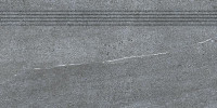 Quarzit DCPSE738 30 x 60 плитка сходинка темно-сірий RAKO