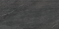Quarzit DCPSE739 30 x 60 плитка сходинка чорний RAKO