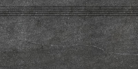 Quarzit DCPSE739 30 x 60 плитка сходинка чорний RAKO