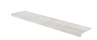 Saloon DCFVF745 30 x 120 плитка фасонний елемент сходинки біло сірий RAKO