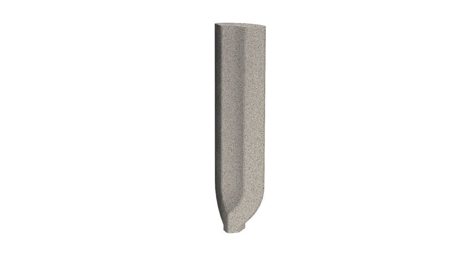 Taurus Granit TSIRB076 2,3 x 9 плитка цоколь із закругленням - внутрішній кут сірий RAKO