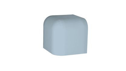 Color Two GTVR4003 2,4 x 2,4 плитка зовнішній кут світло-голубий RAKO