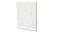 Color Two GST1K023 20 x 20 плитка цоколь із закругленням білий RAKO