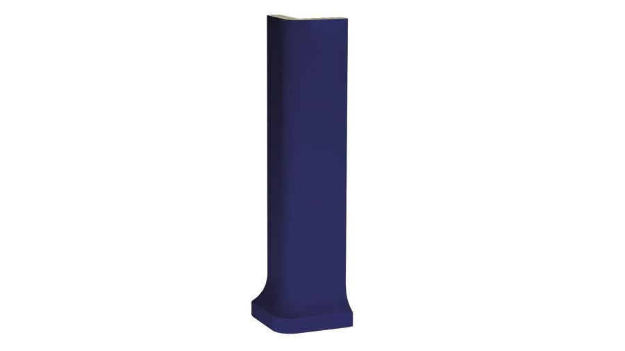 Color Two GSERI005 3 x 20 плитка цоколь із закругленням - зовнішній кут синій RAKO