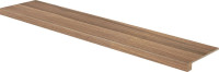 Board DCFVF143 30 x 120 плитка фасонний елемент сходинки коричневий RAKO