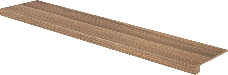 Board DCFVF143 30 x 120 плитка фасонний елемент сходинки коричневий RAKO