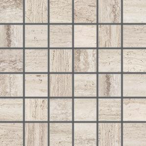 Alba DDM06732 5 x 5 плитка мозаїка сіро-коричнева RAKO