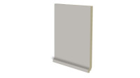 Color Two GSP1K110 20 x 20 плитка цоколь із закругленням сірий RAKO