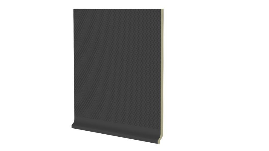 Color Two GST1K248 20 x 20 плитка цоколь із закругленням сірий антрацит RAKO