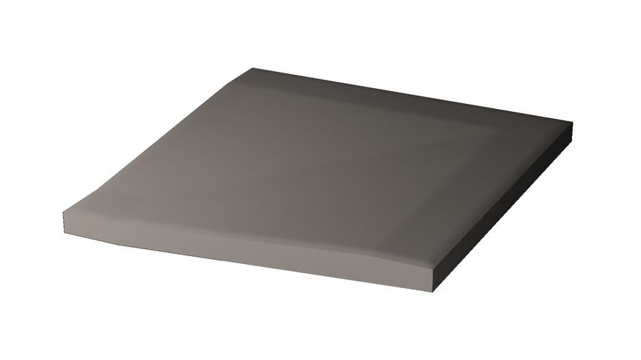 Taurus Color TTR11007 10 x 10 плитка безбар'єрний кутовий елемент темно-сірий ABS RAKO
