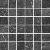 Quarzit DDM06739 5 x 5 плитка мозаїка чорний RAKO