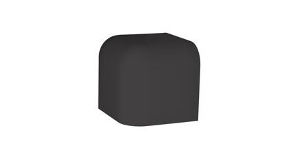 Color Two GTVR4248 2,4 x 2,4 плитка зовнішній кут сірий антрацит RAKO