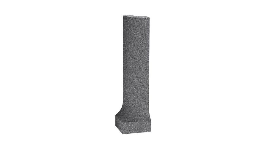 Taurus Granit TSERB065 2,3 x 9 плитка цоколь із закругленням - зовнішній кут сірий антрацит RAKO