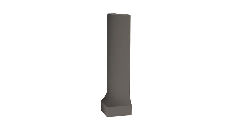 Taurus Color TSERB007 2,3 x 9 плитка цоколь із закругленням - зовнішній кут темно-сірий RAKO
