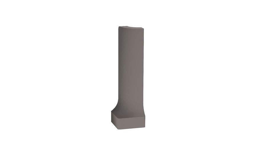 Taurus Color TSERH006 2,3 x 8 плитка цоколь із закругленням - зовнішній кут сірий RAKO