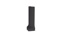 Taurus Color TSERH019 2,3 x 8 плитка цоколь із закругленням - зовнішній кут чорний RAKO