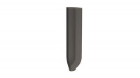 Taurus Color TSIRB007 2,3 x 9 плитка цоколь із закругленням - внутрішній кут темно-сірий RAKO