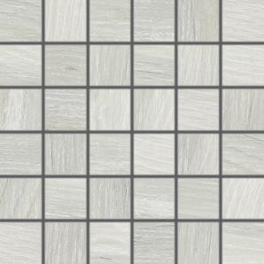 Faro DDM06719 5 x 5 плитка мозаїка cіpo-біла RAKO